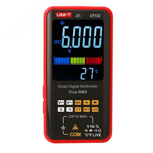 Изображение товара Мультиметр портативный СМАРТ UNI-T UT122 (шт)