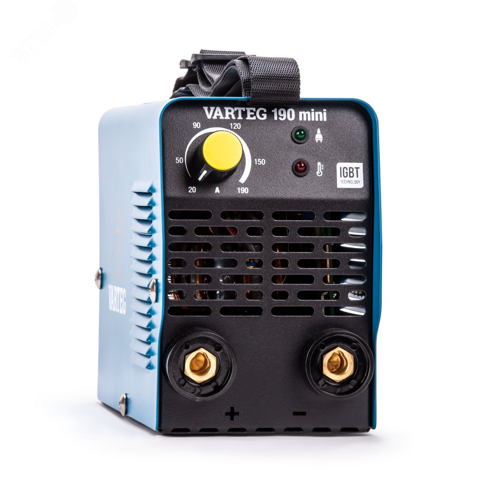 Изображение товара Инверторный сварочный аппарат Varteg 190 мини для дуговой сварки на постоянном токе