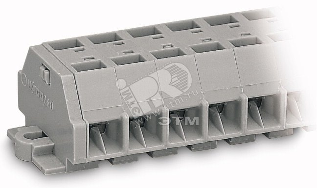 Клемма 4-х проводная (1уп=100шт) (260-202) WAGO купить цена