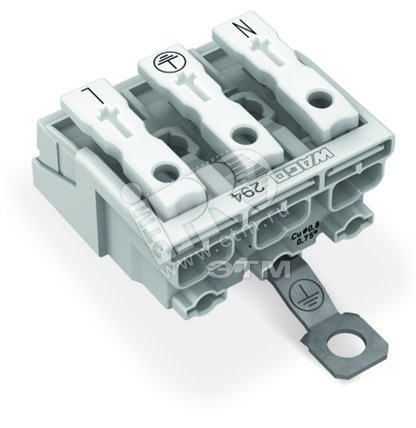 Клемма соединительная трехконтактная артикул 294-5413 WAGO - купить в ...