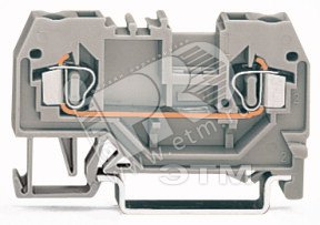 Клемма двухпроводная проходная серая 280-901 WAGO