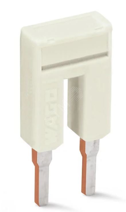 Изображение товара Перемычка гребень 2 контакта на DIN рейку WAGO 2002-402