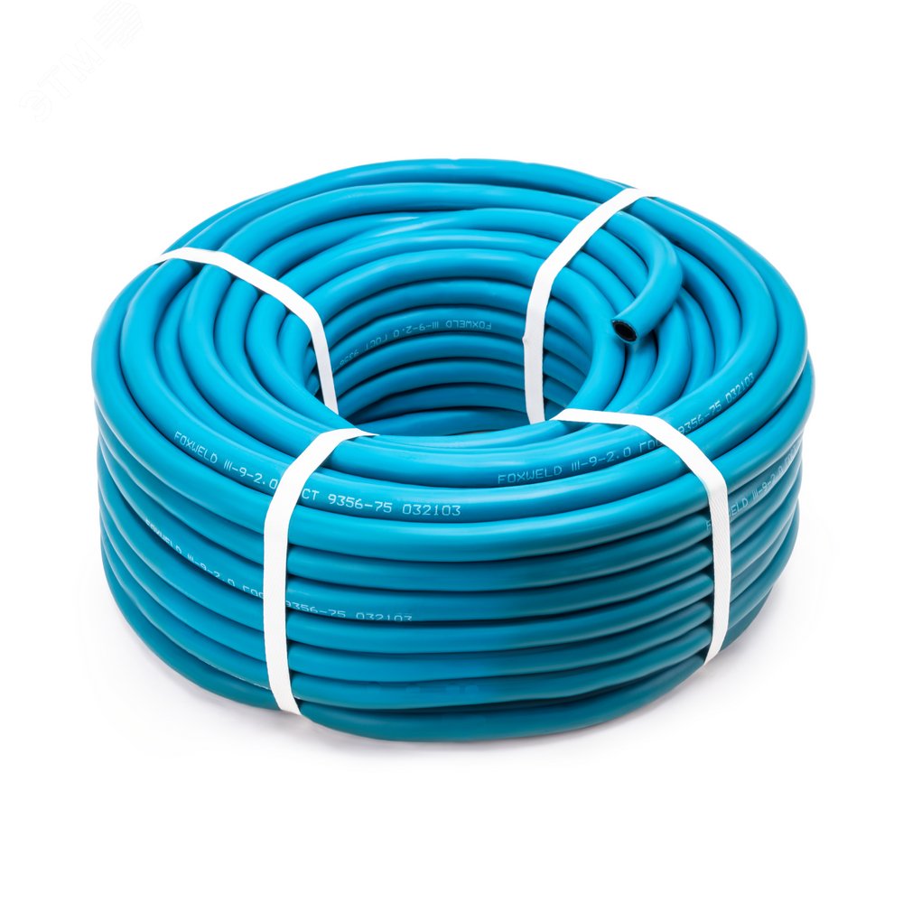 Изображение товара Газовый рукав БРТ ф 9,0 мм синий 3 класс, бухта 40 м