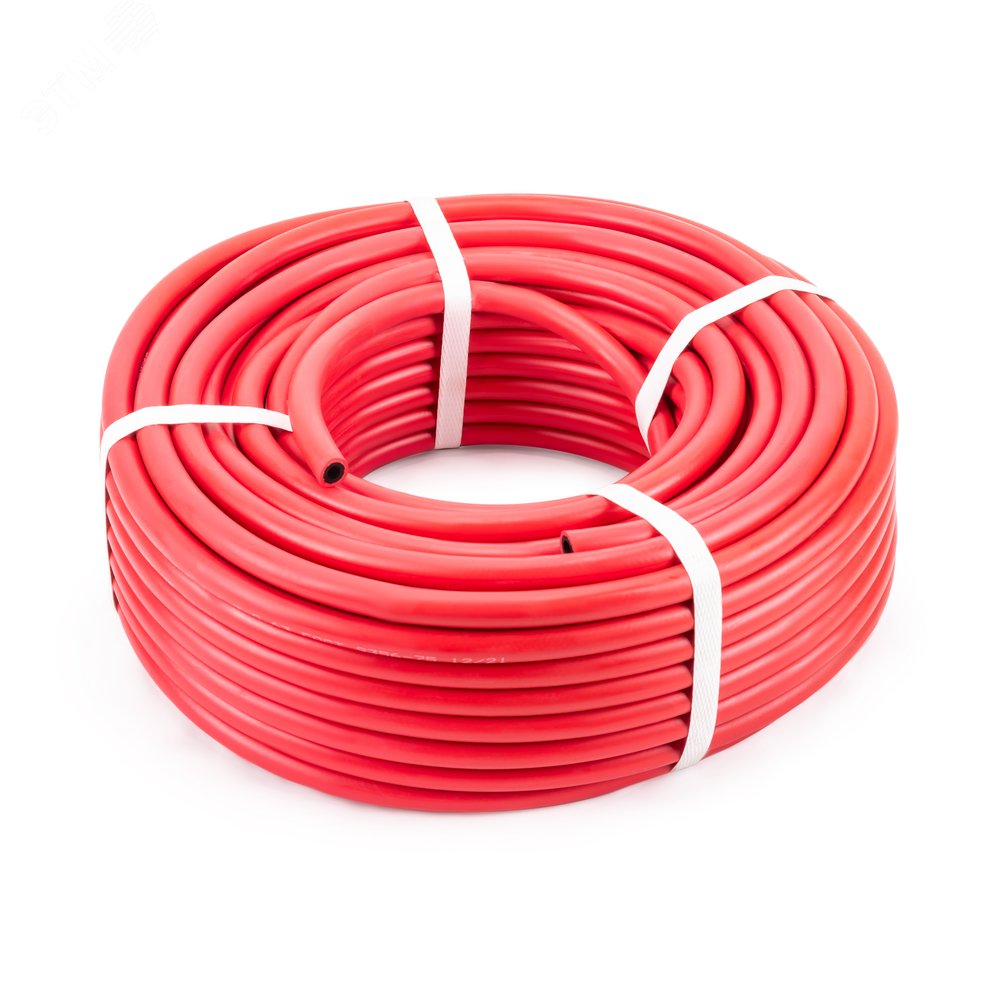 Изображение товара Газовый рукав БРТ ф 6,3 мм красный 1 кл. бухта 40 м