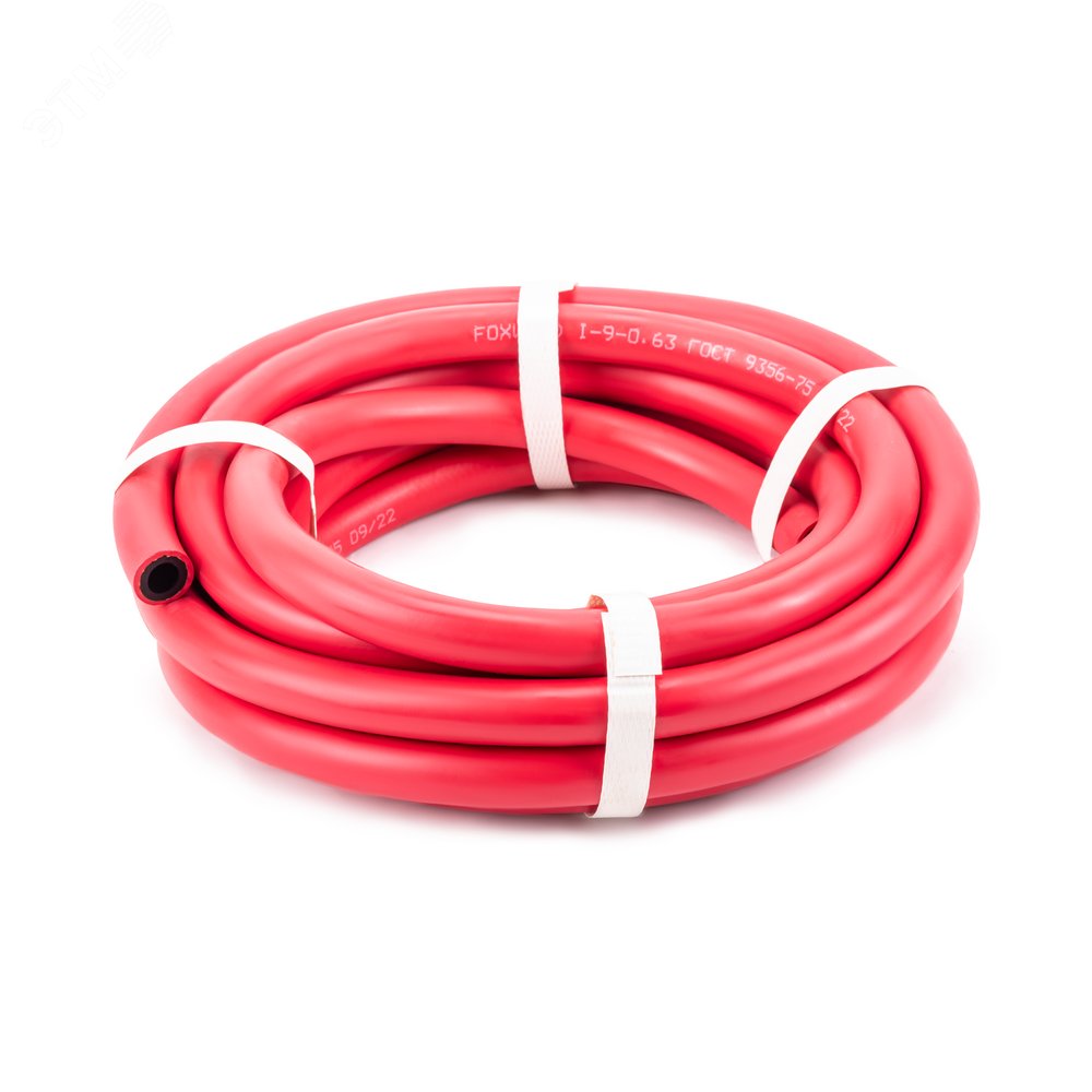 Изображение товара Газовый рукав БРТ ф 6,3 мм красный 1 кл. 5 м для сварки и резки