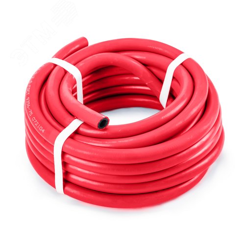Изображение товара Рукав газовый БРТ ф 9,0 мм, КРАСНЫЙ 1 кл., бухта 10 м В ШТУКАХ (шт)