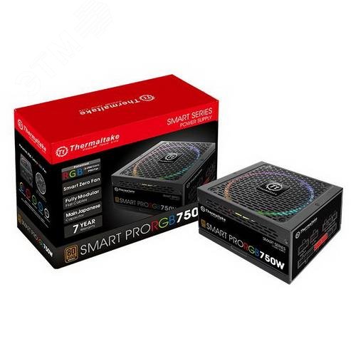 Изображение товара Блок питания ПК Smart Pro RGB, EPS, 750 Вт (шт)