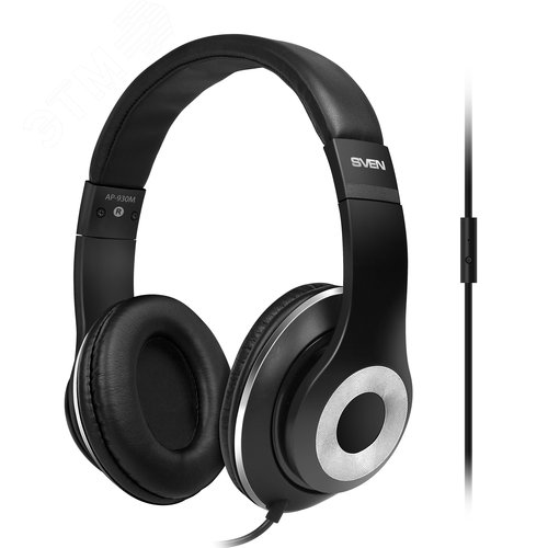 Изображение товара Наушники полноразмерные с микрофоном AP-930M, чёрные (шт)