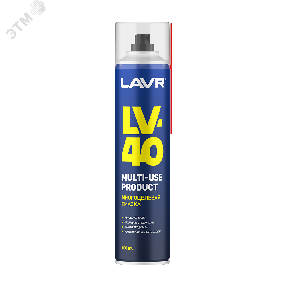 Изображение товара LAVR Смазка многоцелевая LV-40 400 мл универсальное средство для защиты и смазки
