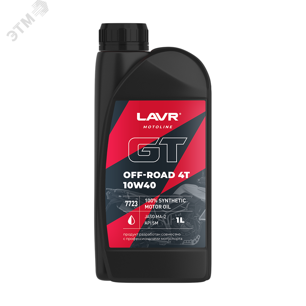 Изображение товара LAVR MOTO Моторное масло GT OFF ROAD 4T 10W40 SM 1 л