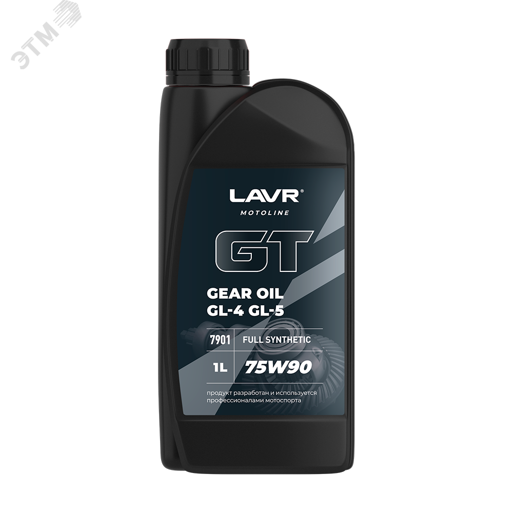 Изображение товара LAVR MOTO Трансмиссионное масло GT GEAR OIL 75W90 GL4/5, 1 литр