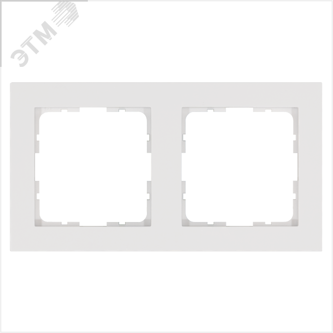 Изображение товара Рамка G-Classic 2-постовая белая глянцевая для серии G