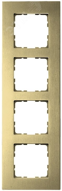 Изображение товара Рамка 4-постовая алюминиевая Champagne Gold Jasmart