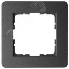 Изображение товара Рамка G-Flex 1-постовая черный матовый soft touch для серии G