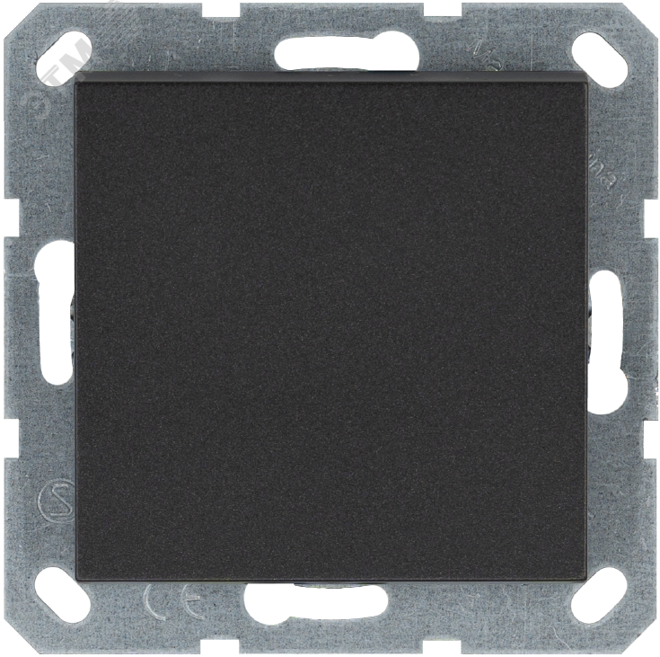 Изображение товара Звонковый механизм 10A 250V~ антрацит с накладкой Jasmart G3010B