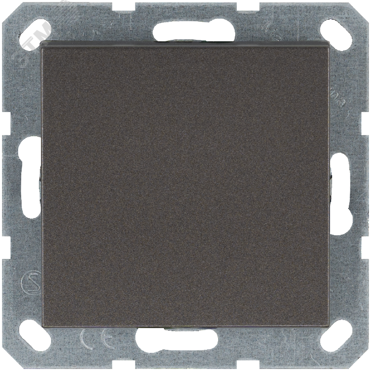 Изображение товара Звонковый механизм Jasmart 10A 250V с накладкой цвет Мокко