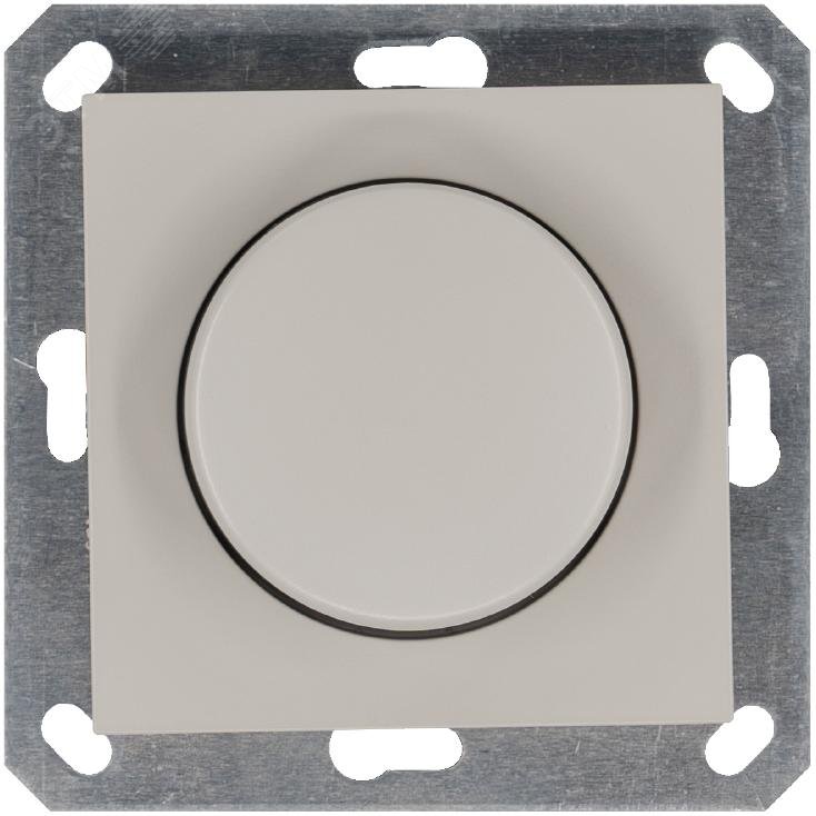 Изображение товара Диммер LED 30-400W с накладкой 1-2 клавиши серия G Jasmart Тауп