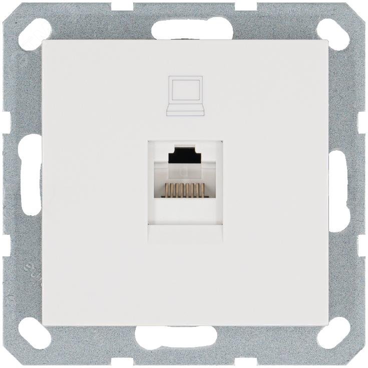 Изображение товара Интернет-розетка RJ45 Jasmart G6105W белая