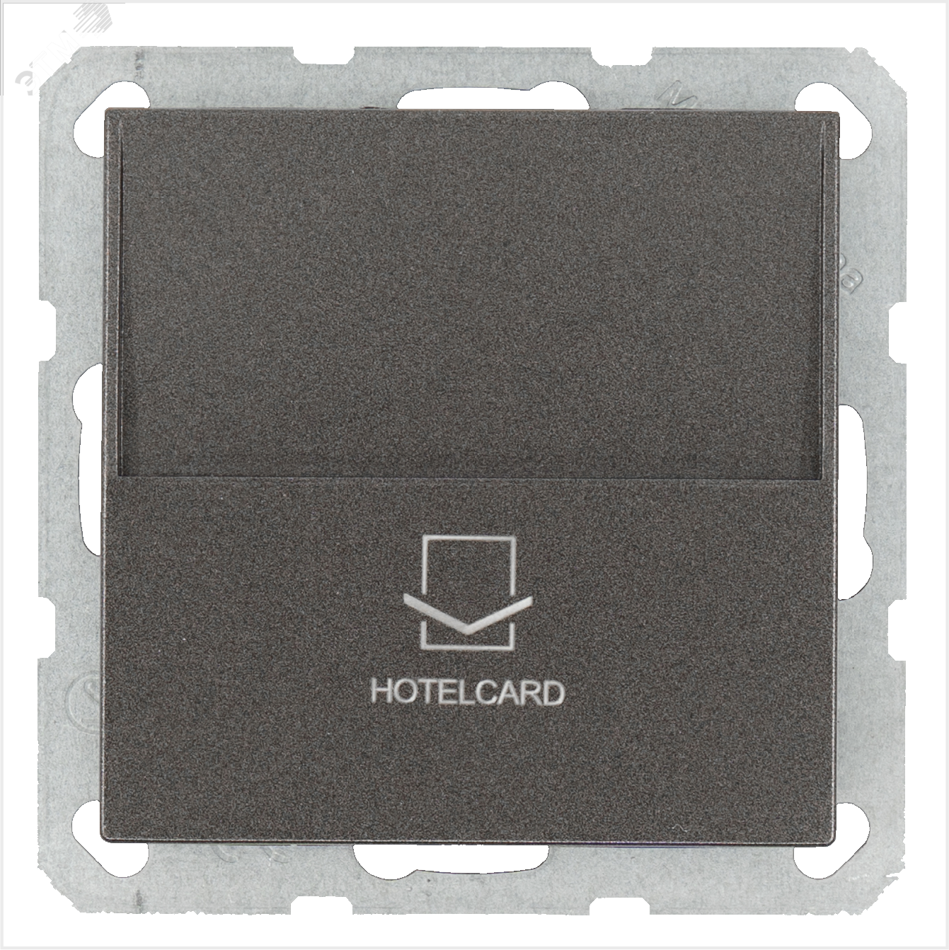 Изображение товара Выключатель карточный с накладкой 10А. 250В. цвет мокко (шт)