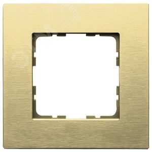 Изображение товара Рамка 1-постовая, алюминий Champagne Gold (шт)