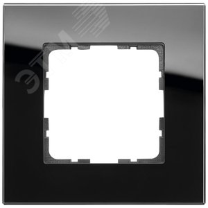 Изображение товара Рамка 1-постовая, стекло Black Glass (шт)