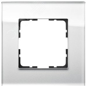 Изображение товара Рамка 1-постовая, стекло White (шт)