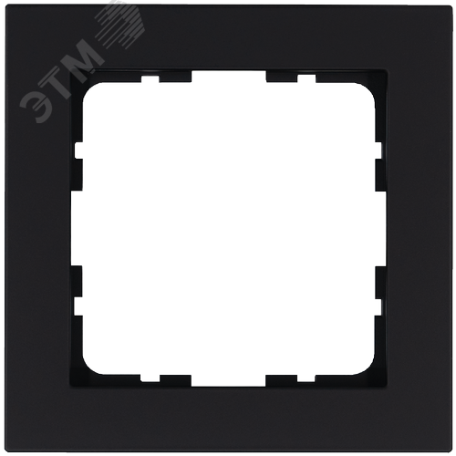 Изображение товара Рамка G-Classic 1-постовая, цвет черный матовый (soft touch) (шт)