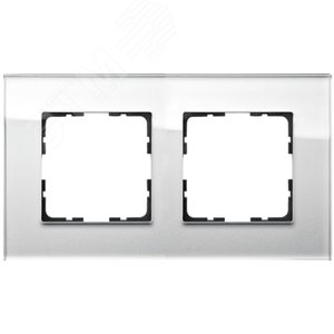 Изображение товара Рамка 2-постовая, стекло White Glass (шт)