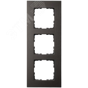 Изображение товара Рамка 3-постовая, алюминий Brown (шт)