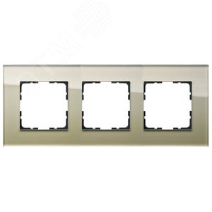 Изображение товара Рамка 3-постовая, стекло Champagne Gold (шт)