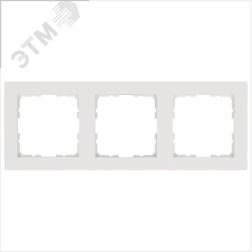 Изображение товара Рамка G-Classic 3-постовая, цвет белый глянцевый (шт)