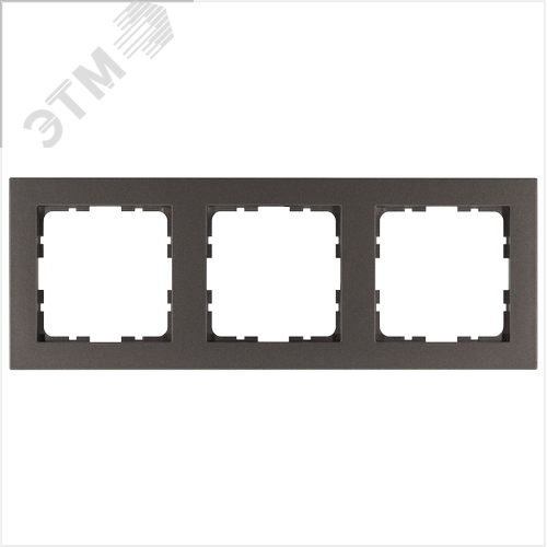 Изображение товара Рамка G-Classic 3-постовая, цвет Мокко (шт)