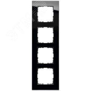 Изображение товара Рамка 4-постовая, стекло Black Glass (шт)