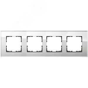 Изображение товара Рамка 4-постовая, стекло White Glass (шт)
