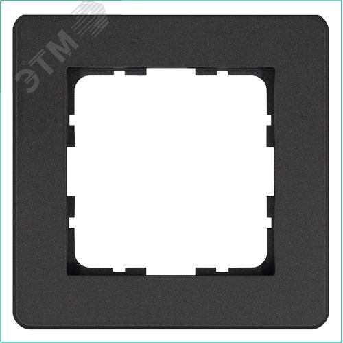 Изображение товара Рамка G-Flex 1-постовая, цвет Антрацит (шт)