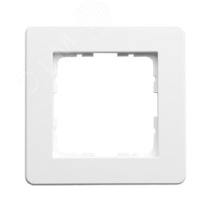 Изображение товара Рамка G-Flex 1-постовая, цвет белый глянцевый (шт)