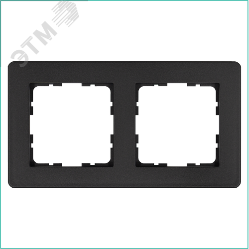 Изображение товара Рамка G-Flex 2-постовая, цвет Антрацит (шт)