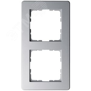 Изображение товара Рамка G-Flex 2-постовая, цвет Алюминий (шт)