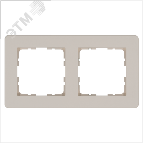 Изображение товара Рамка G-Flex 2-постовая, цвет Тауп (шт)