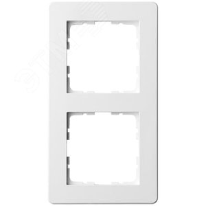 Изображение товара Рамка G-Flex 2-постовая, цвет белый глянцевый (шт)
