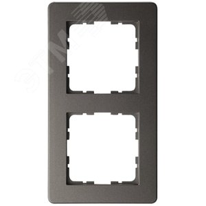 Изображение товара Рамка G-Flex 2-постовая, цвет Мокко (шт)