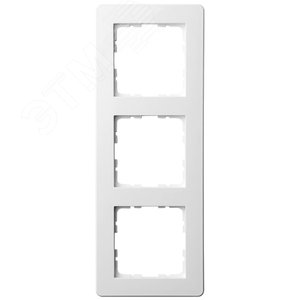 Изображение товара Рамка G-Flex 3-постовая, цвет белый глянцевый (шт)
