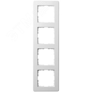 Изображение товара Рамка G-Flex 4-постовая, цвет белый глянцевый (шт)