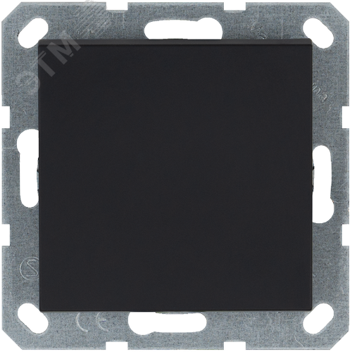 Изображение товара Заглушка черный матовый (soft touch) (шт)