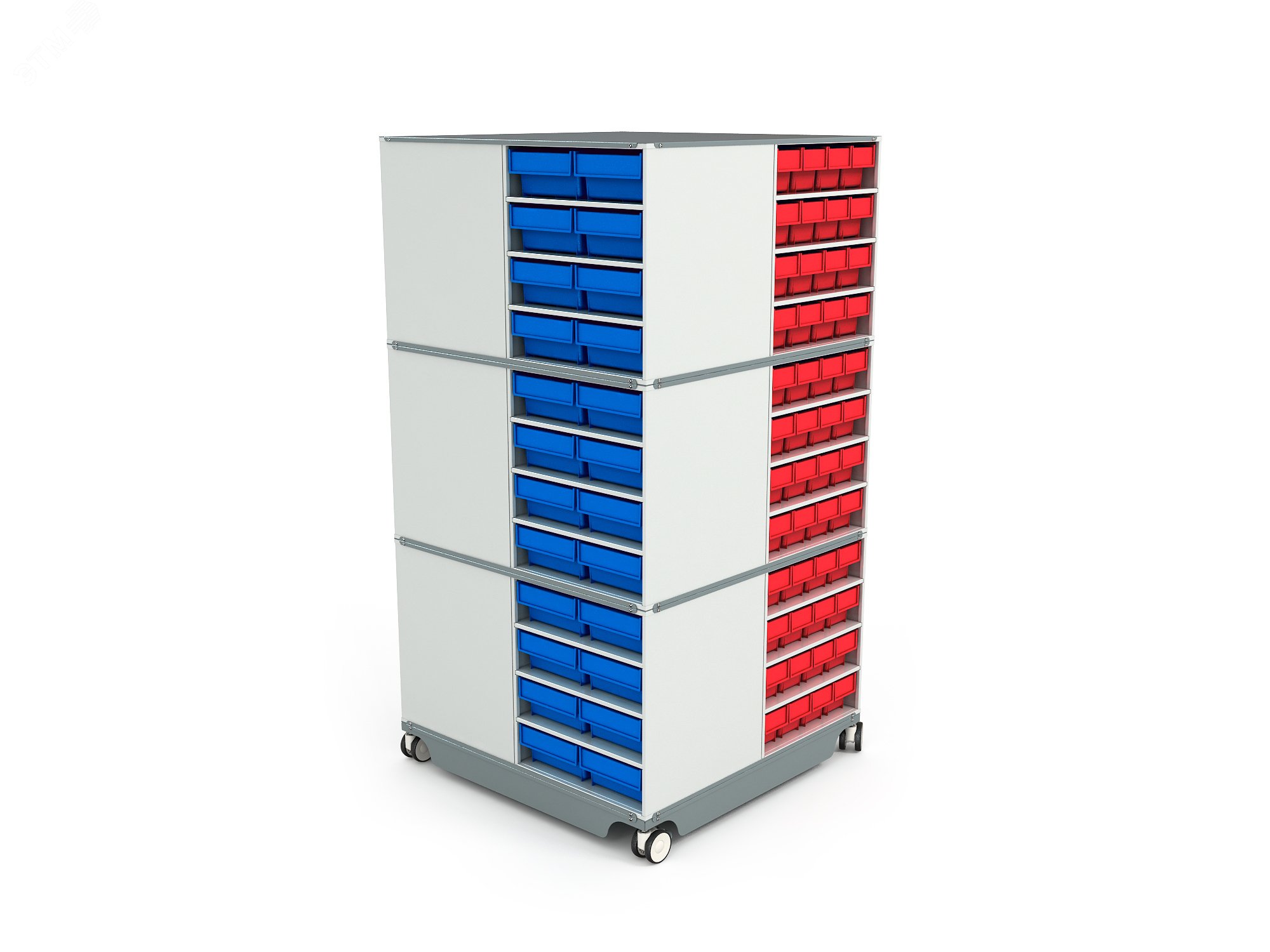 Изображение товара Поворотная кассетница ДиКом КП-03 для хранения метизов и комплектующих