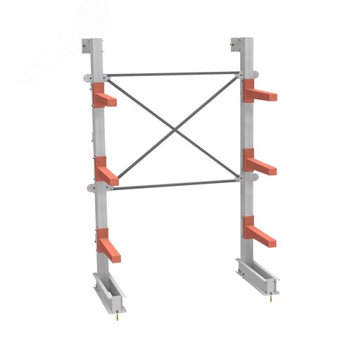Изображение товара Стеллаж односторонний 3 яруса-НАБОР СТ-062 (шт)