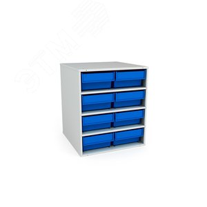 Изображение товара Кассета К-01/1 (8 ящиков Б 400х185х100 мм синие) (шт)