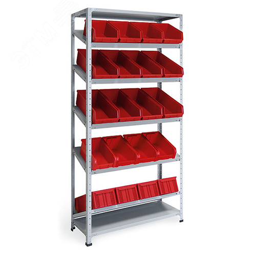 Изображение товара Стеллаж наклонный (5 ярусов) - НАБОР СТ-012 (шт)