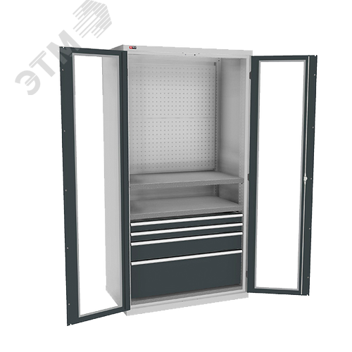 Изображение товара Шкаф инструментальный с дверьми с окнами-НАБОР ВС-055-02Шкаф (шт)