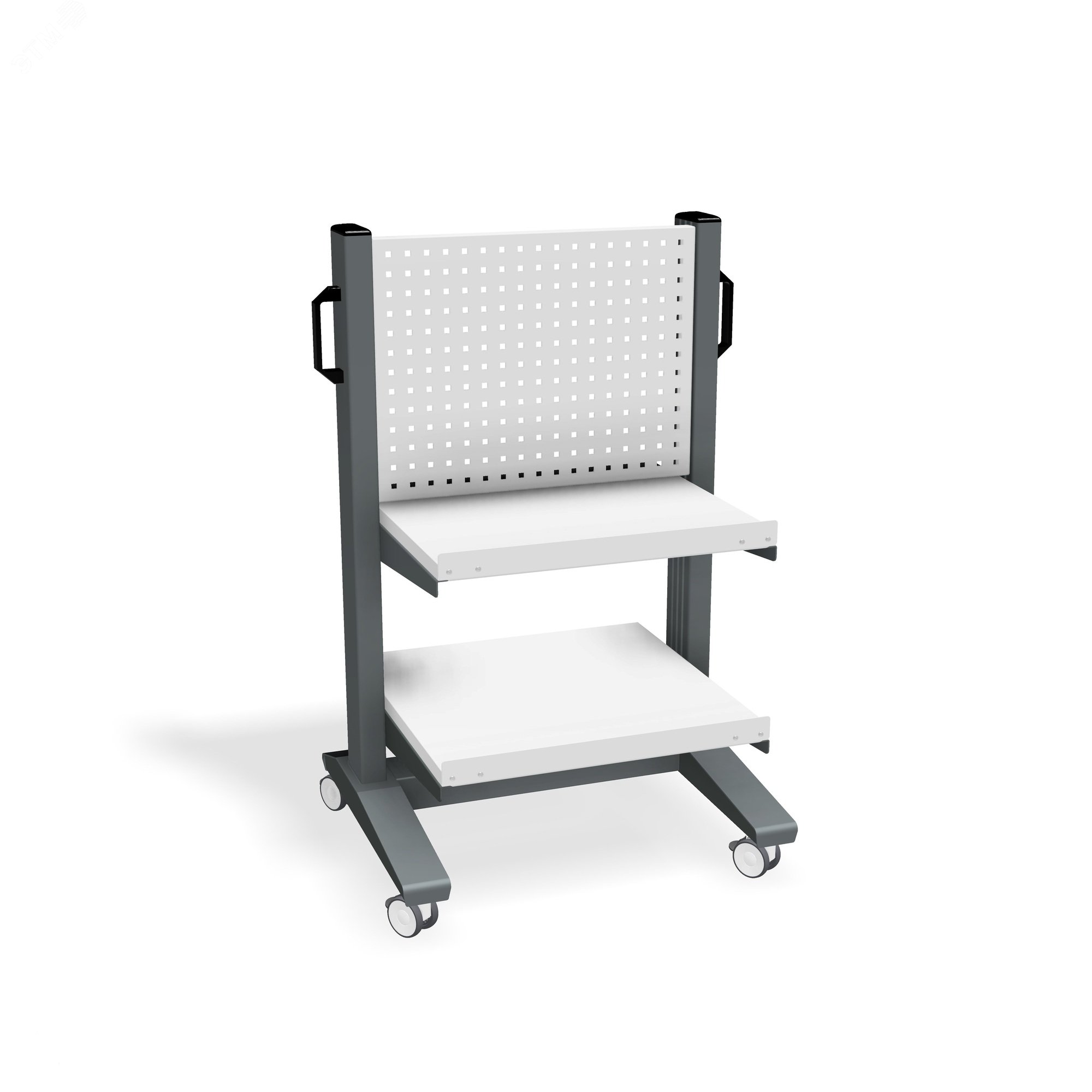 Изображение товара Подкатная тележка Диком СР-021-03 ESD с регулируемыми полками и колесами